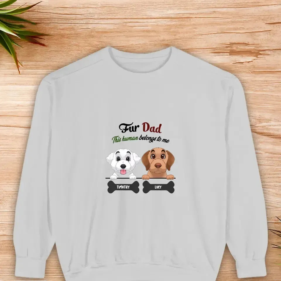 Fur Dad- Custom Quote - Personalized Gifts For Dog Lovers - Family Sweater