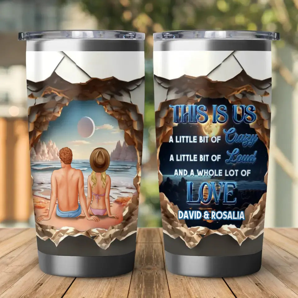 This Is Us - Custom Name - Personalized Gifts For Couple - 20oz Tumbler