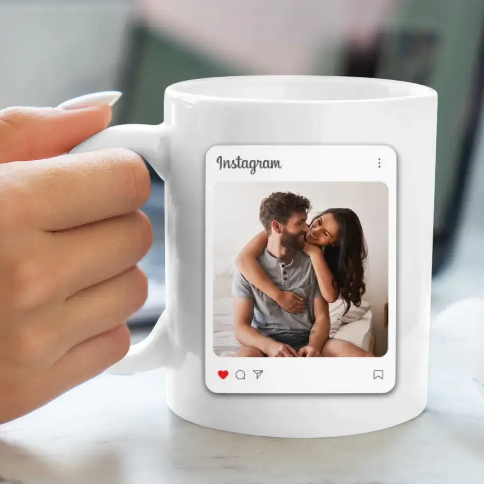 Dear Love - Custom Photo - Personalized Gifts For Couple - Mug