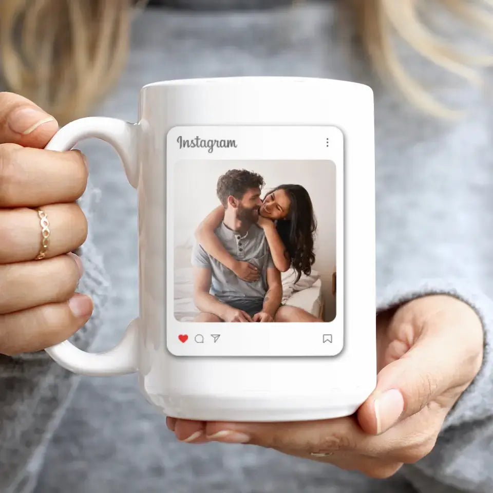 Dear Love - Custom Photo - Personalized Gifts For Couple - Mug