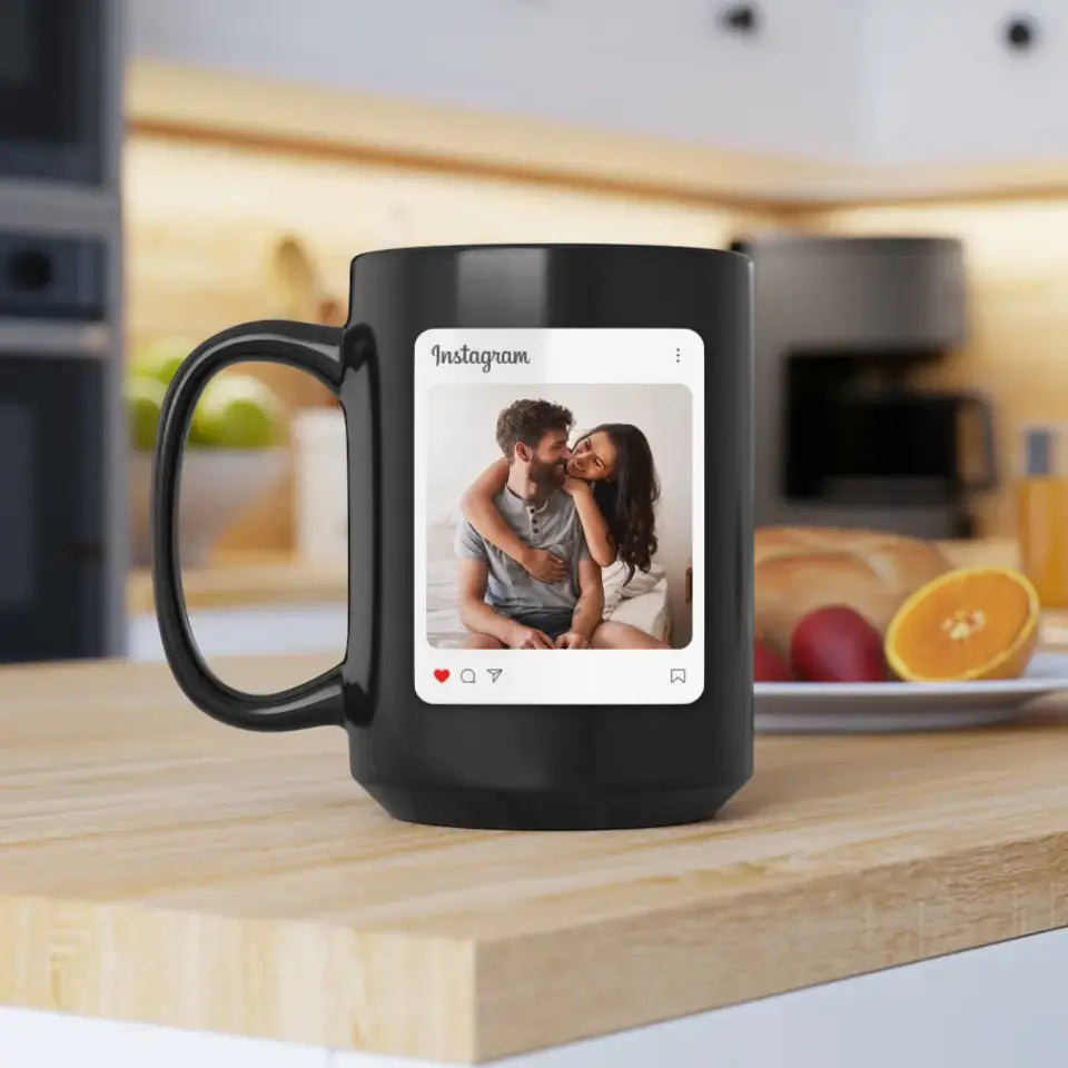 Dear Love - Custom Photo - Personalized Gifts For Couple - Mug