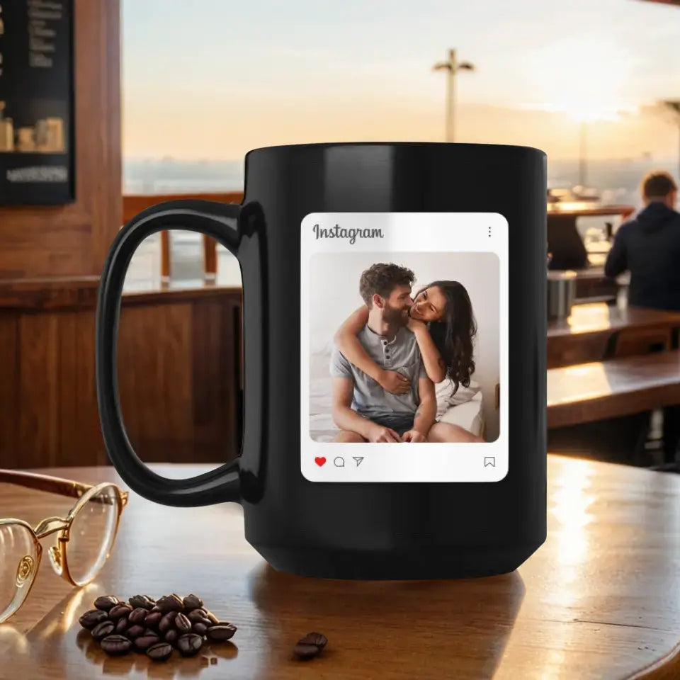 Dear Love - Custom Photo - Personalized Gifts For Couple - Mug