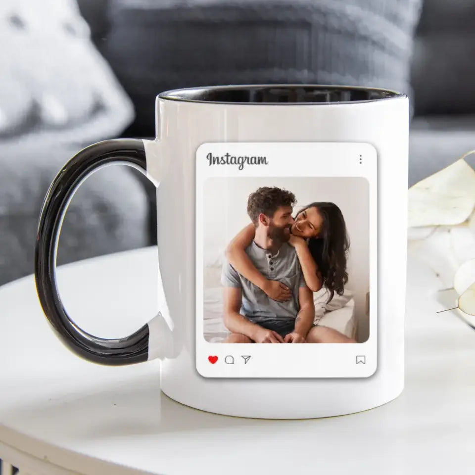 Dear Love - Custom Photo - Personalized Gifts For Couple - Mug