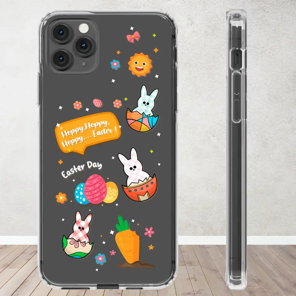 I'm Eggstra Cute - Personalized Gifts For Family - Clear Phone Case