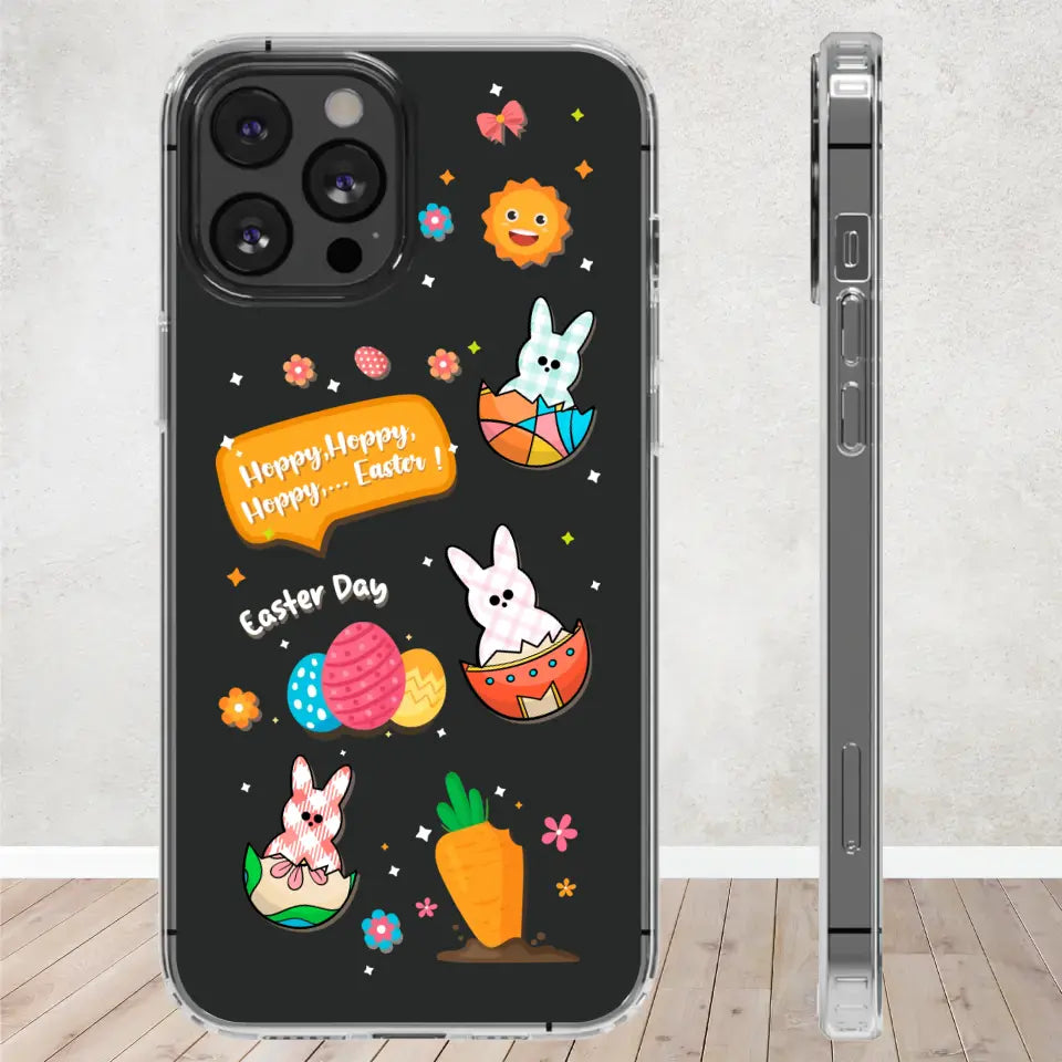 I'm Eggstra Cute - Personalized Gifts For Family - Clear Phone Case