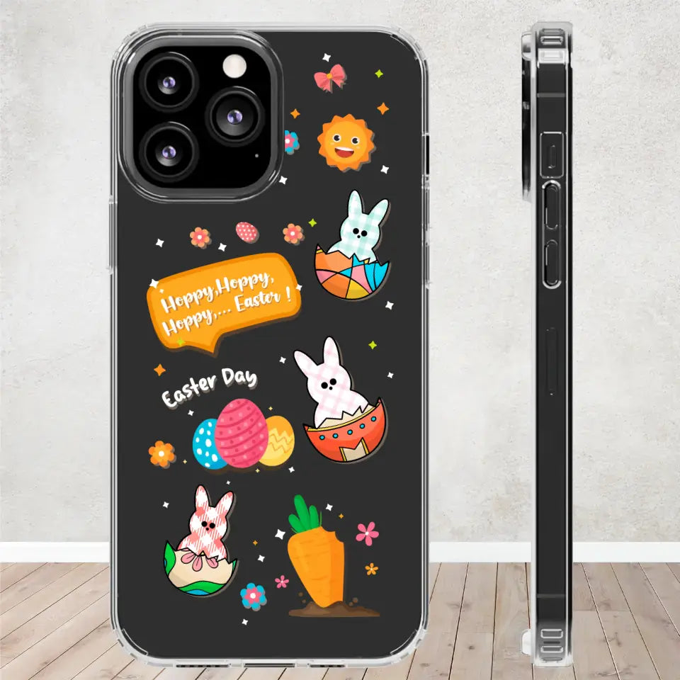 I'm Eggstra Cute - Personalized Gifts For Family - Clear Phone Case