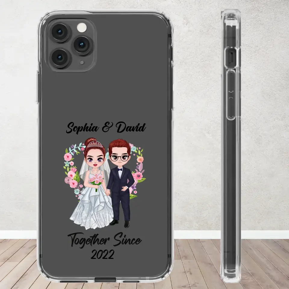 Together Since - Personalized Gifts For Couples - iPhone Tough Phone Case