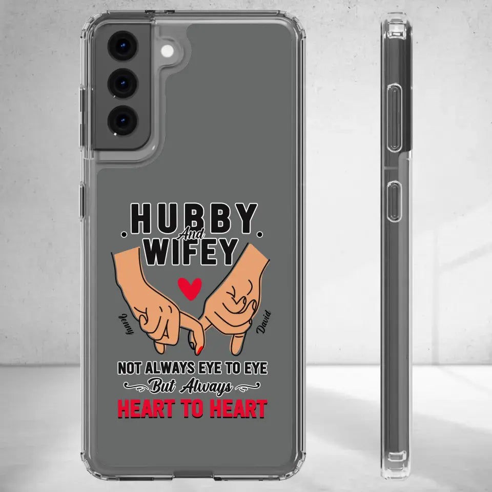 Hubby and Wifey - Personalized Gifts For Couples - Samsung Tough Phone Case