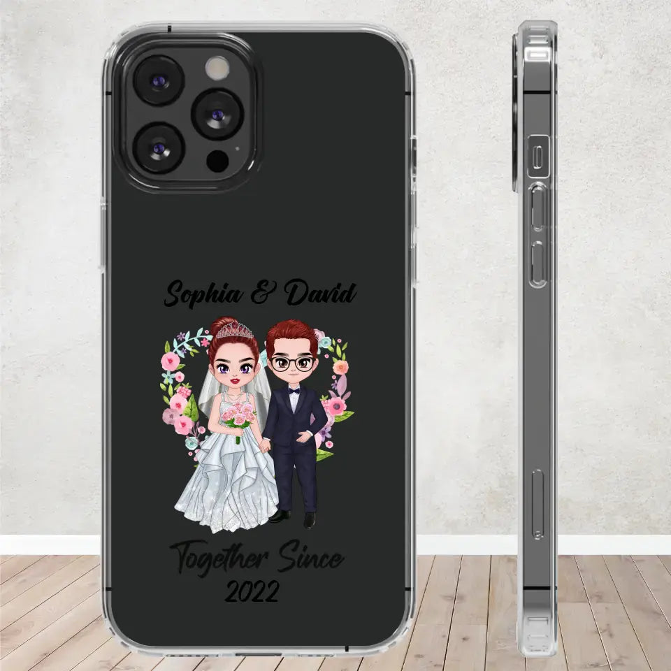 Together Since - Personalized Gifts For Couples - iPhone Tough Phone Case