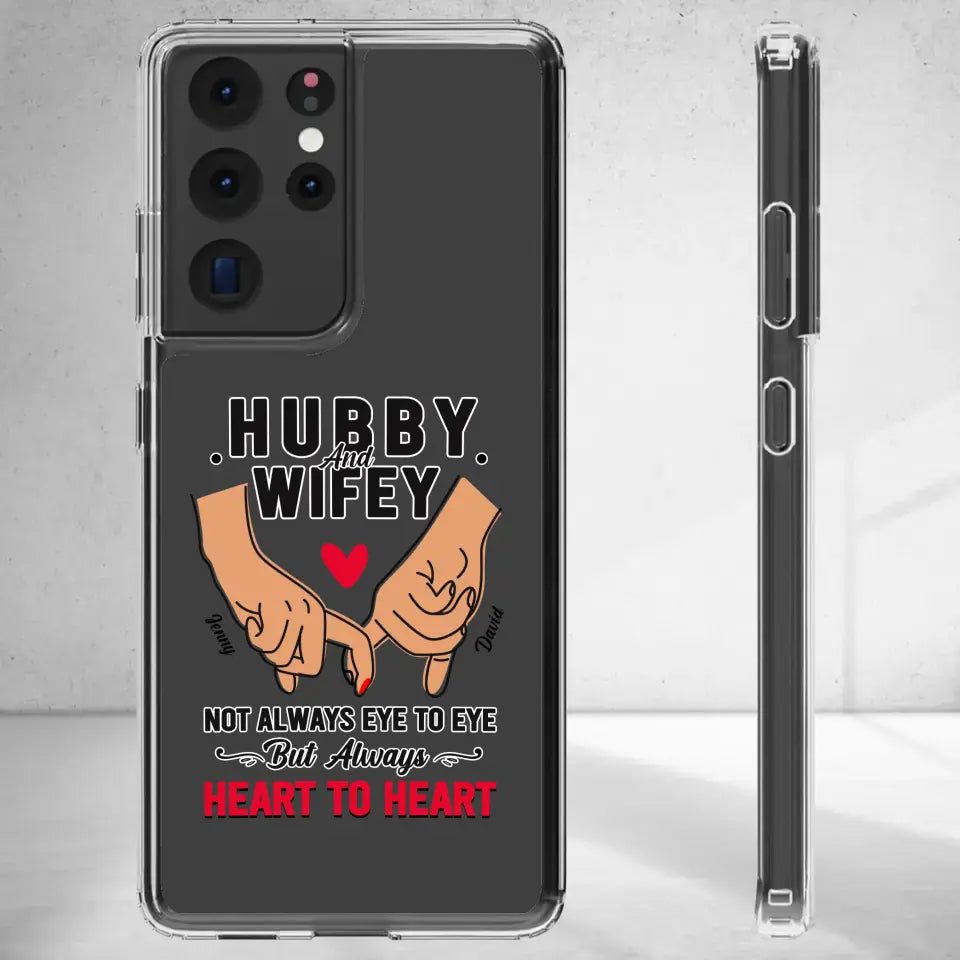 Hubby and Wifey - Personalized Gifts For Couples - Samsung Tough Phone Case