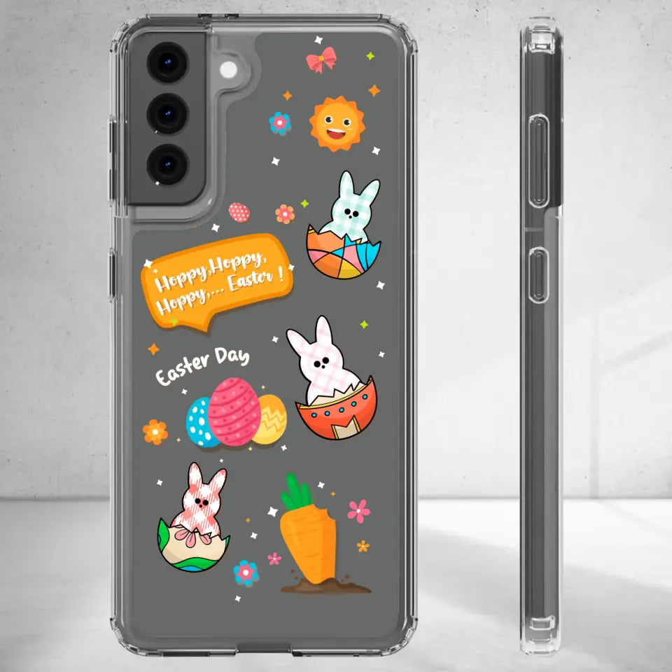 I'm Eggstra Cute - Personalized Gifts For Family - Clear Phone Case