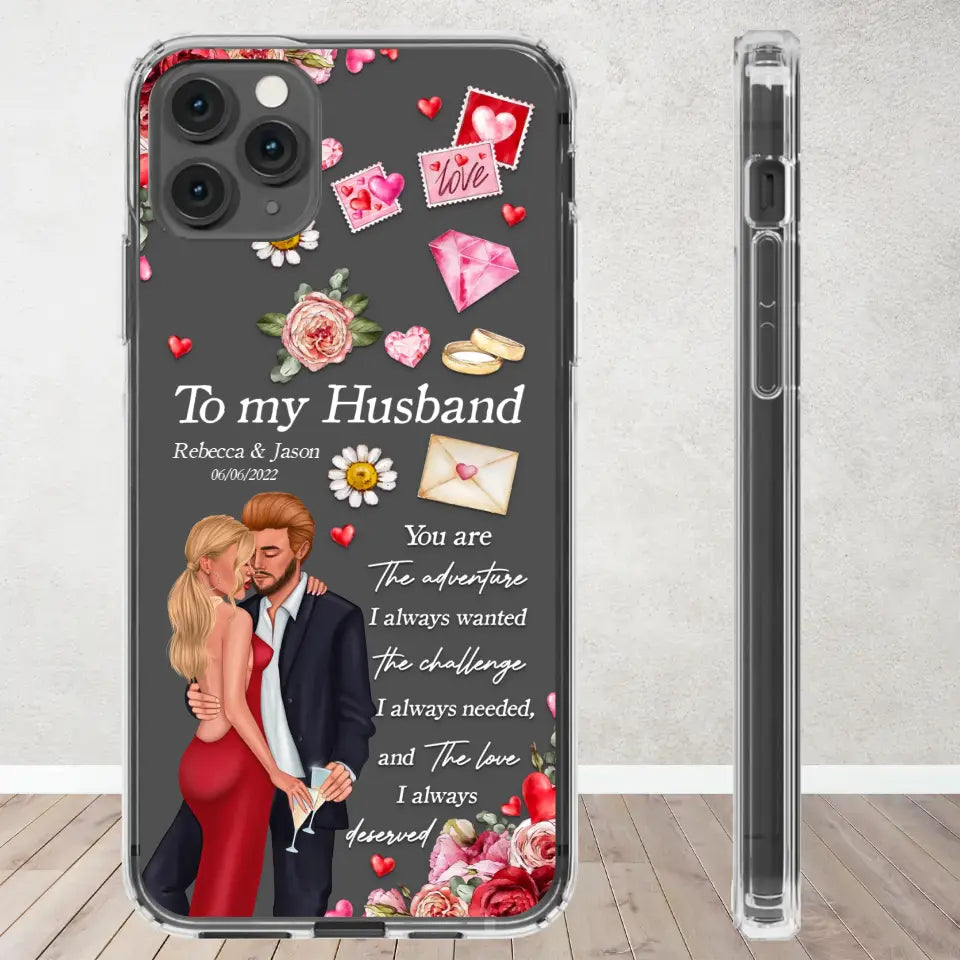 You Are The Adventure I Always Wanted - Personalized Gifts For Couples - Clear Phone Case