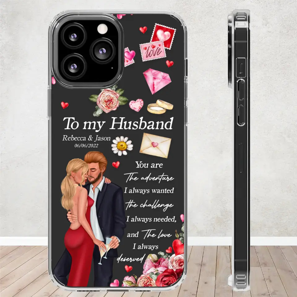 You Are The Adventure I Always Wanted - Personalized Gifts For Couples - Clear Phone Case