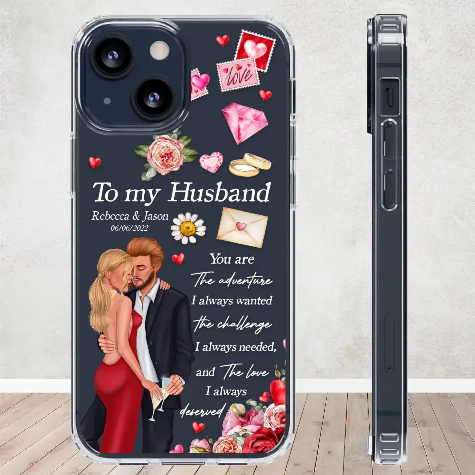 You Are The Adventure I Always Wanted - Personalized Gifts For Couples - Clear Phone Case