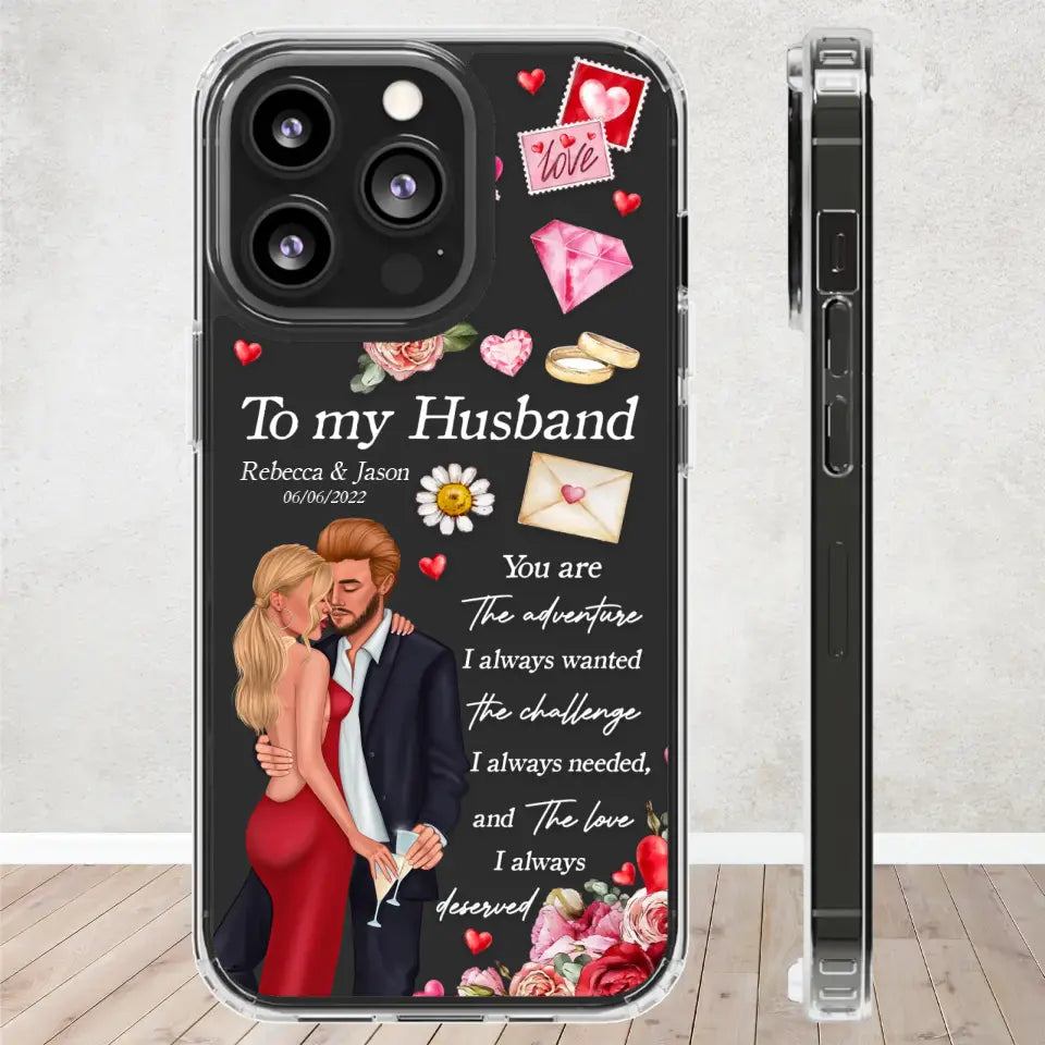 You Are The Adventure I Always Wanted - Personalized Gifts For Couples - Clear Phone Case