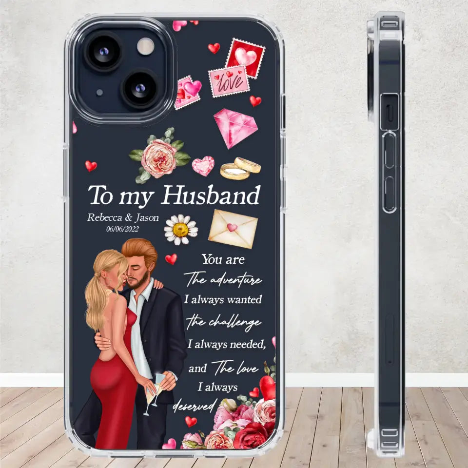 You Are The Adventure I Always Wanted - Personalized Gifts For Couples - Clear Phone Case