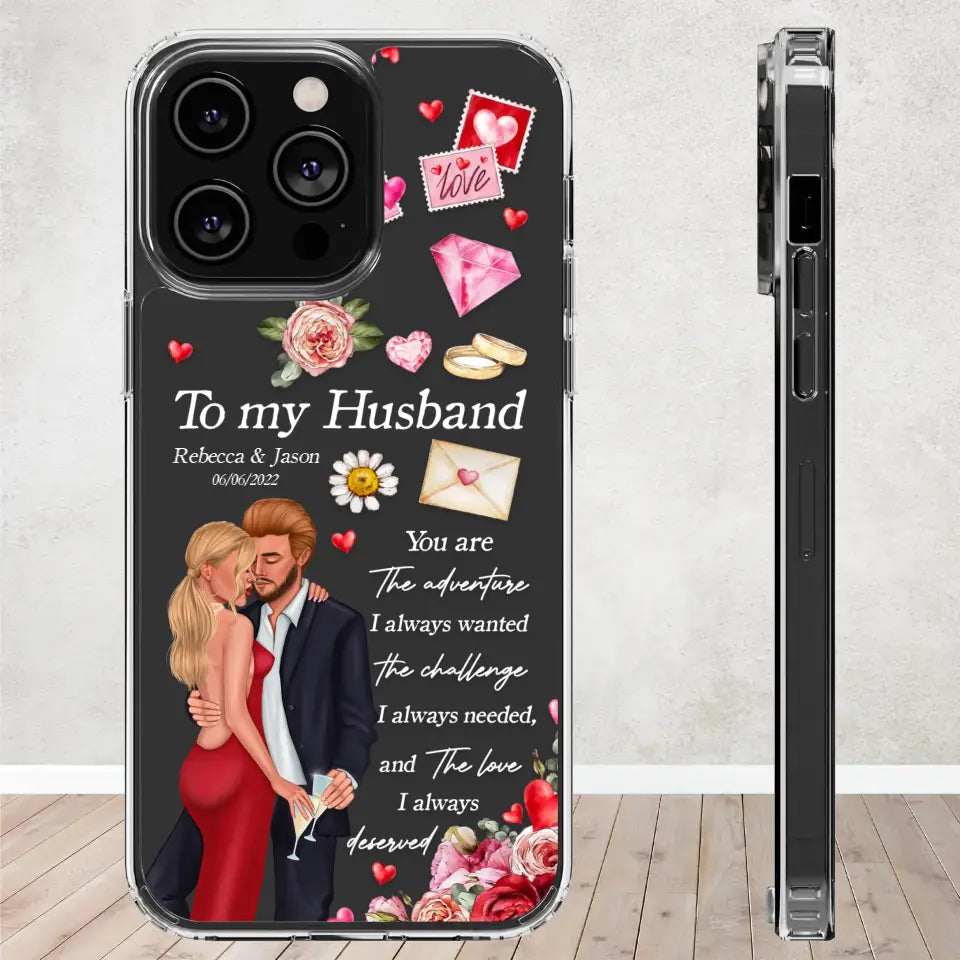 You Are The Adventure I Always Wanted - Personalized Gifts For Couples - Clear Phone Case