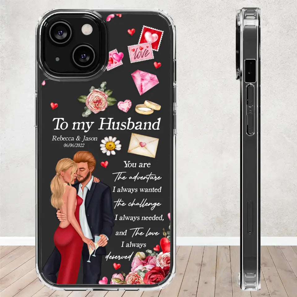 You Are The Adventure I Always Wanted - Personalized Gifts For Couples - Clear Phone Case