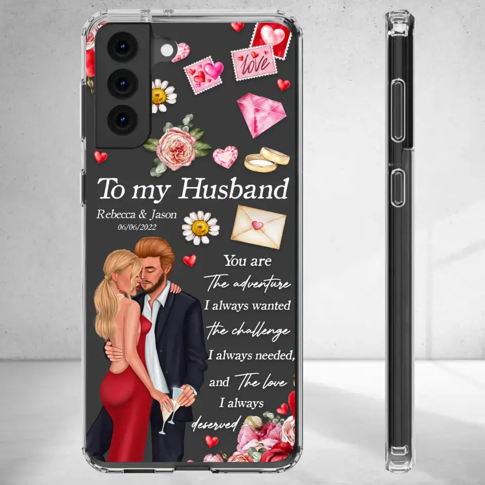 You Are The Adventure I Always Wanted - Personalized Gifts For Couples - Clear Phone Case