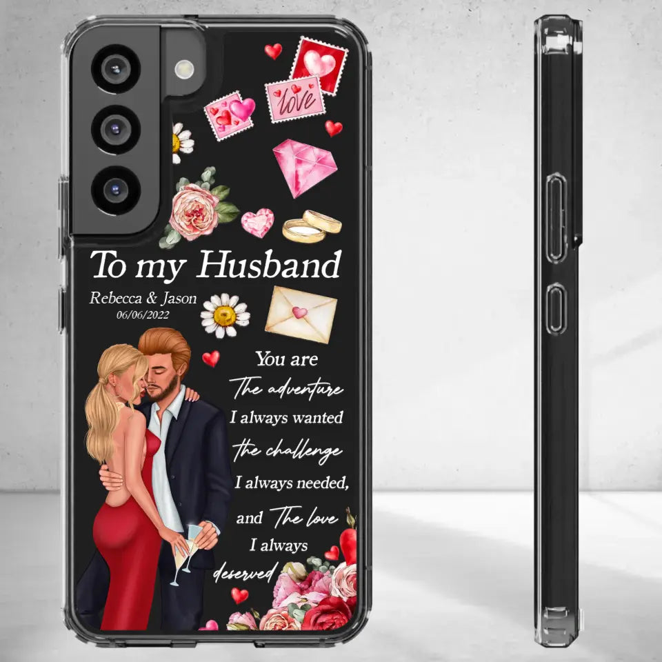 You Are The Adventure I Always Wanted - Personalized Gifts For Couples - Clear Phone Case