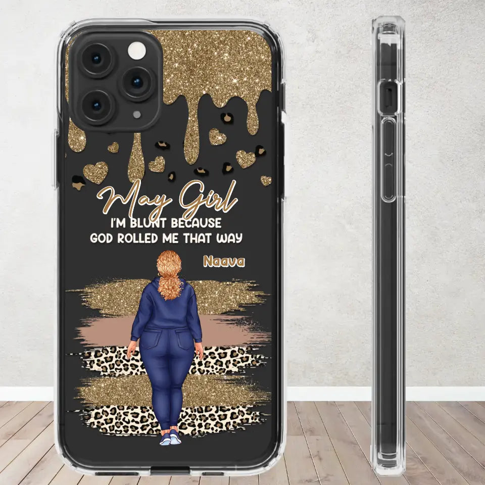 God Roller Me - Custom Month - Personalized Gifts For Her - Clear Phone Case