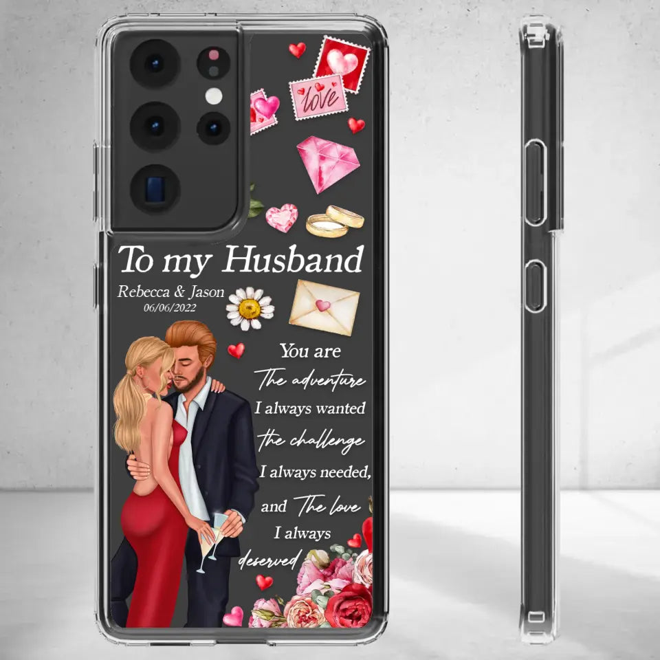 You Are The Adventure I Always Wanted - Personalized Gifts For Couples - Clear Phone Case