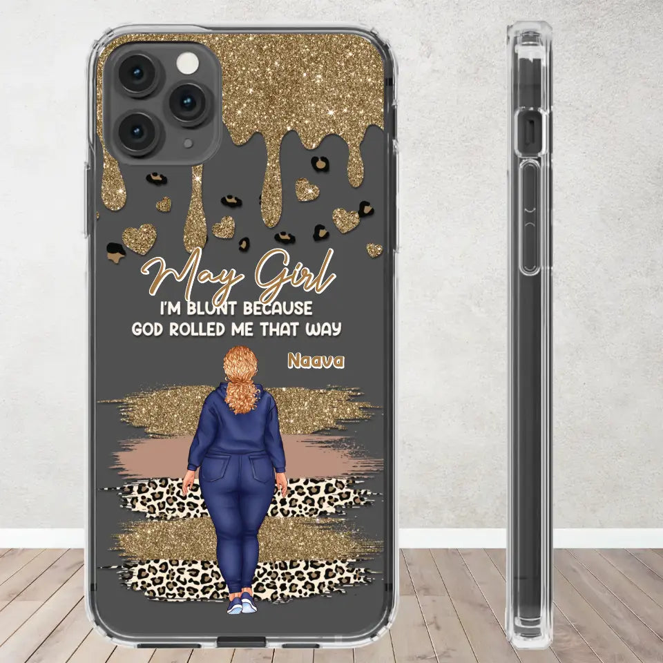 God Roller Me - Custom Month - Personalized Gifts For Her - Clear Phone Case
