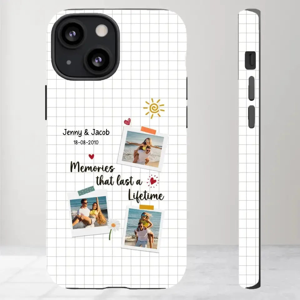 Memories That Last A Lifetime - Personalized Gifts for Couples - iPhone Clear Phone Case