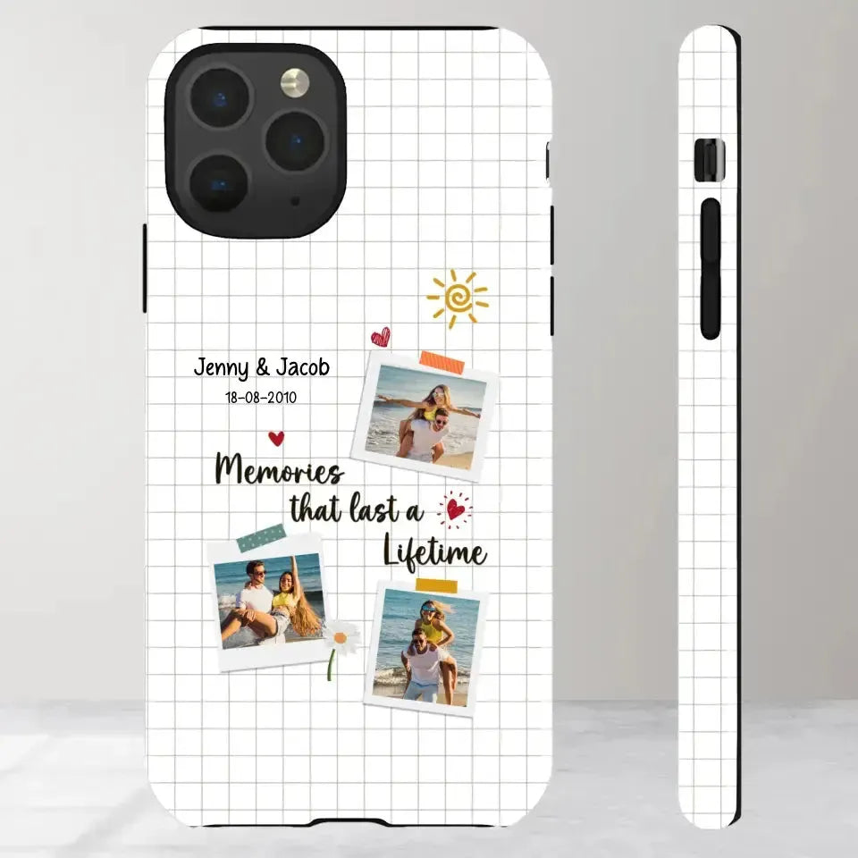 Memories That Last A Lifetime - Personalized Gifts for Couples - iPhone Clear Phone Case