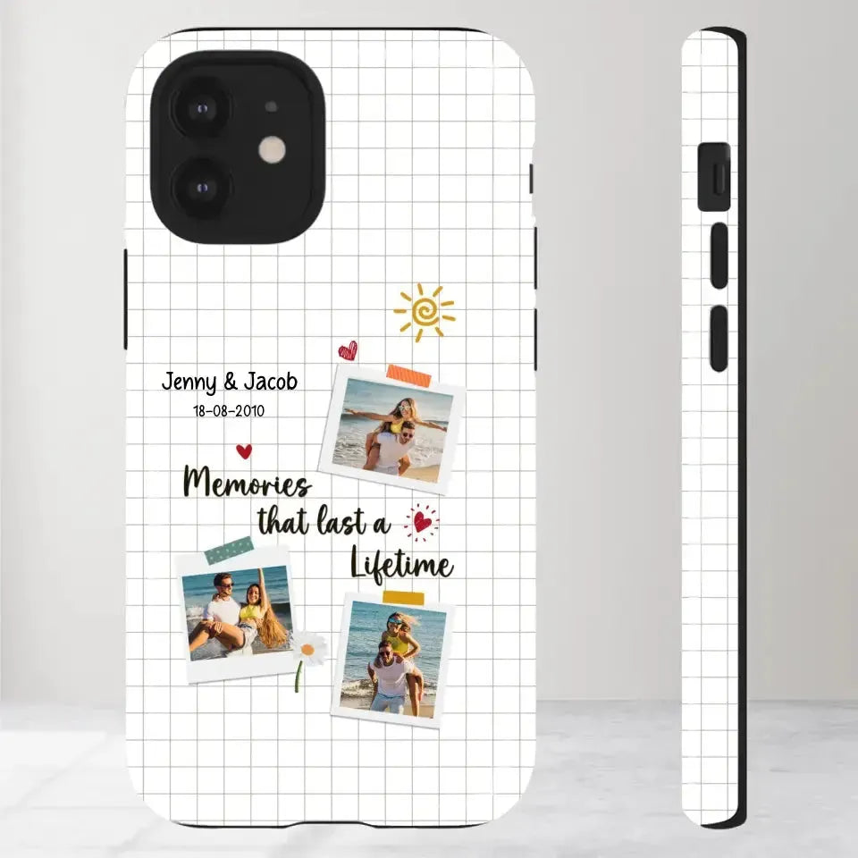 Memories That Last A Lifetime - Personalized Gifts for Couples - iPhone Clear Phone Case