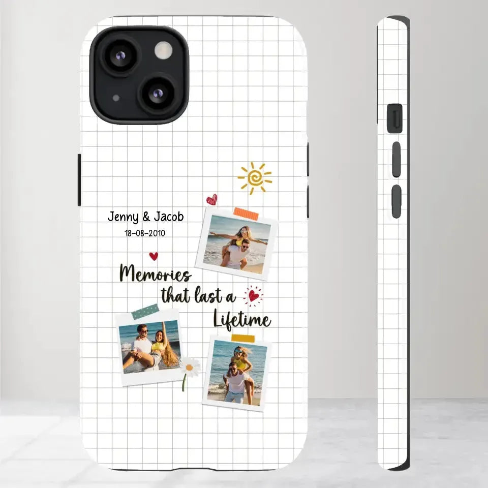 Memories That Last A Lifetime - Personalized Gifts for Couples - iPhone Clear Phone Case