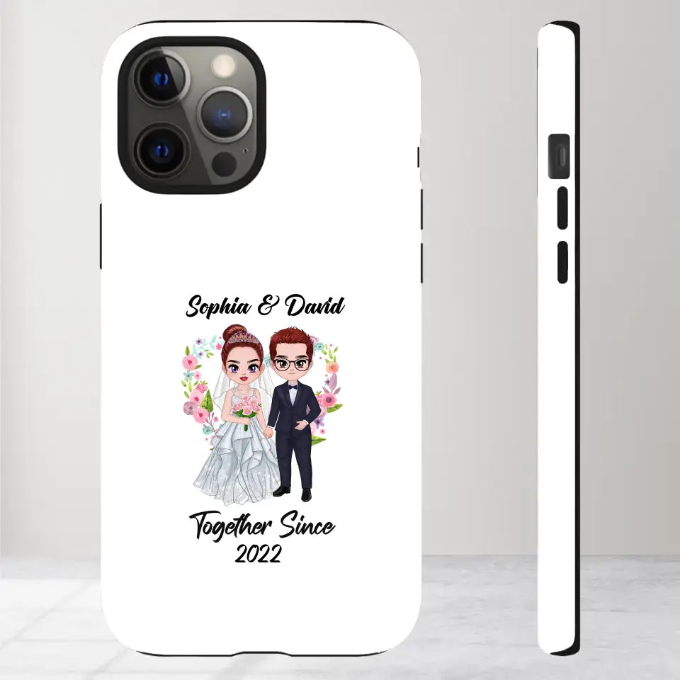 Together Since - Personalized Gifts For Couples - iPhone Tough Phone Case