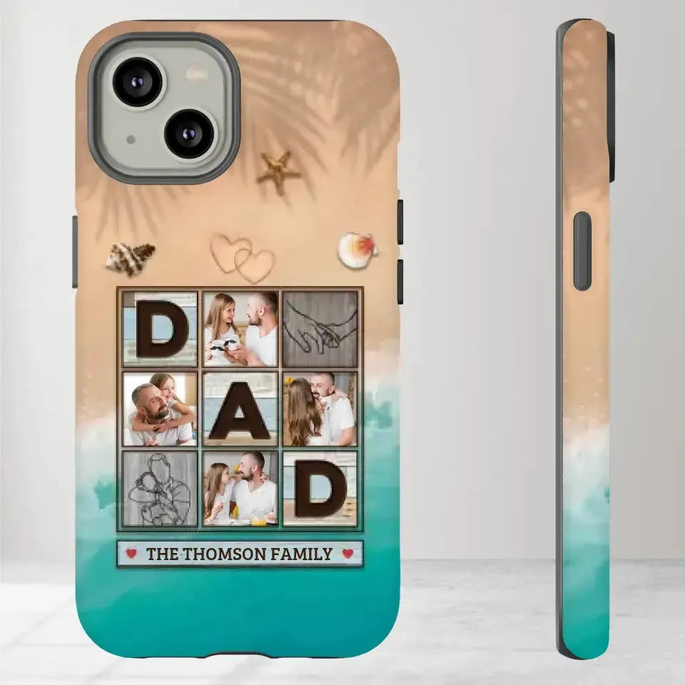 Hold This And Consider it A Big Hug - Personalized Gifts For Dad - iPhone Tough Phone Case