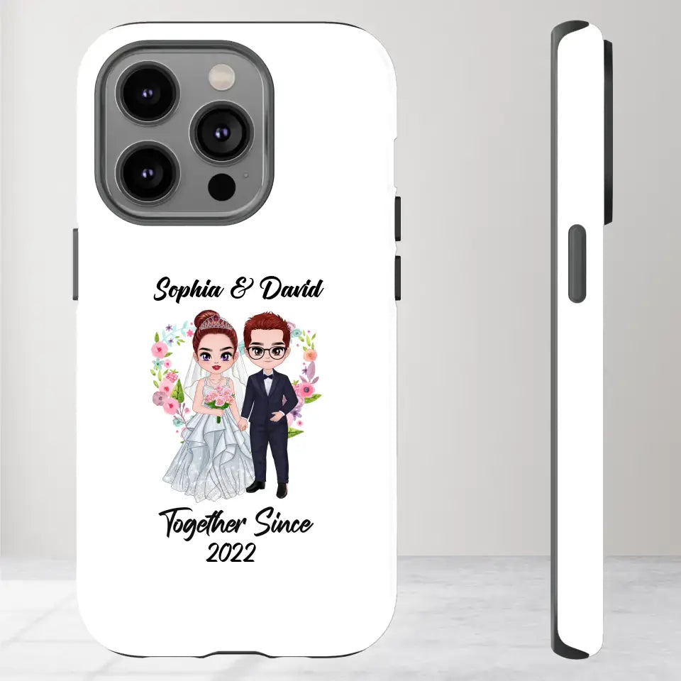 Together Since - Personalized Gifts For Couples - iPhone Tough Phone Case