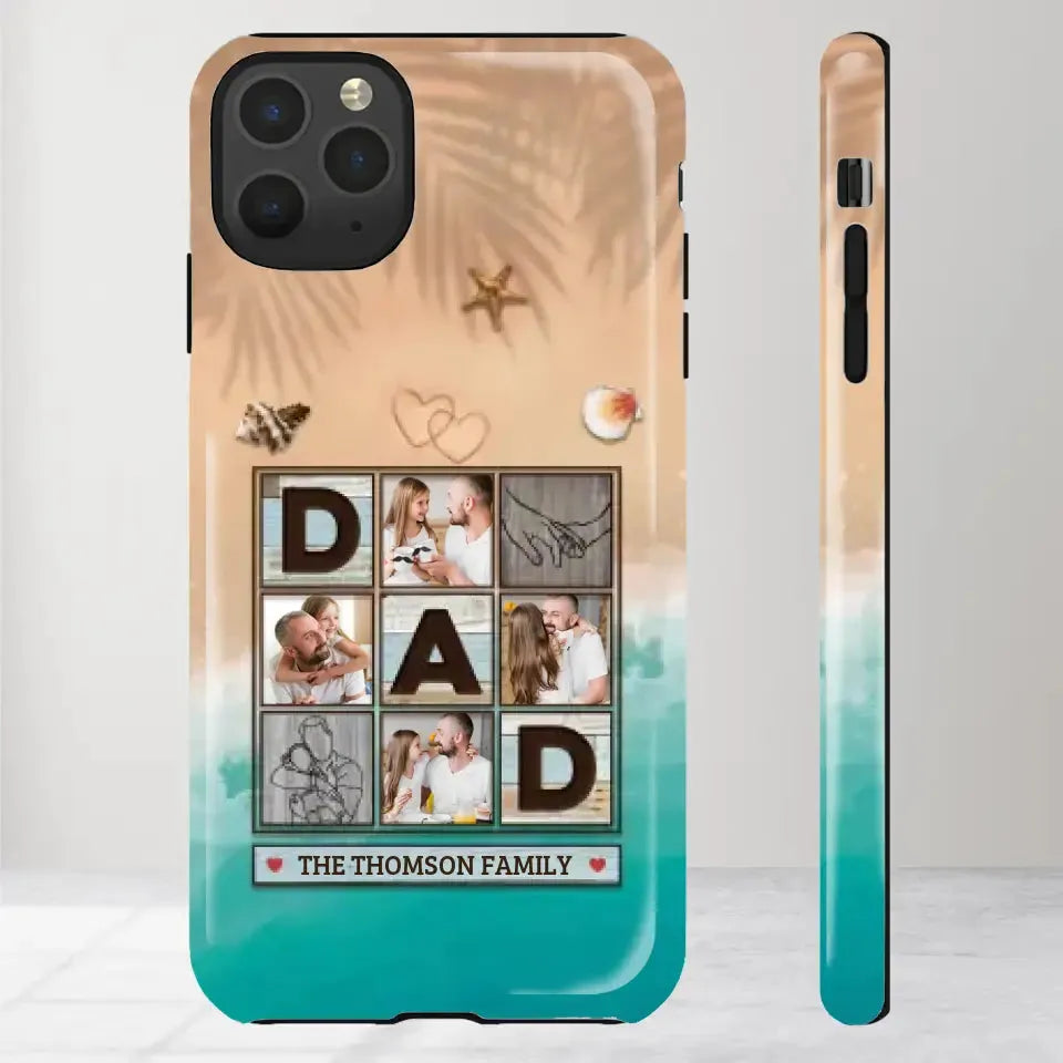 Hold This And Consider it A Big Hug - Personalized Gifts For Dad - iPhone Tough Phone Case