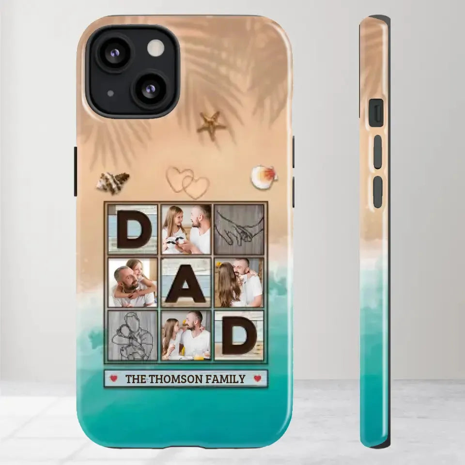 Hold This And Consider it A Big Hug - Personalized Gifts For Dad - iPhone Tough Phone Case