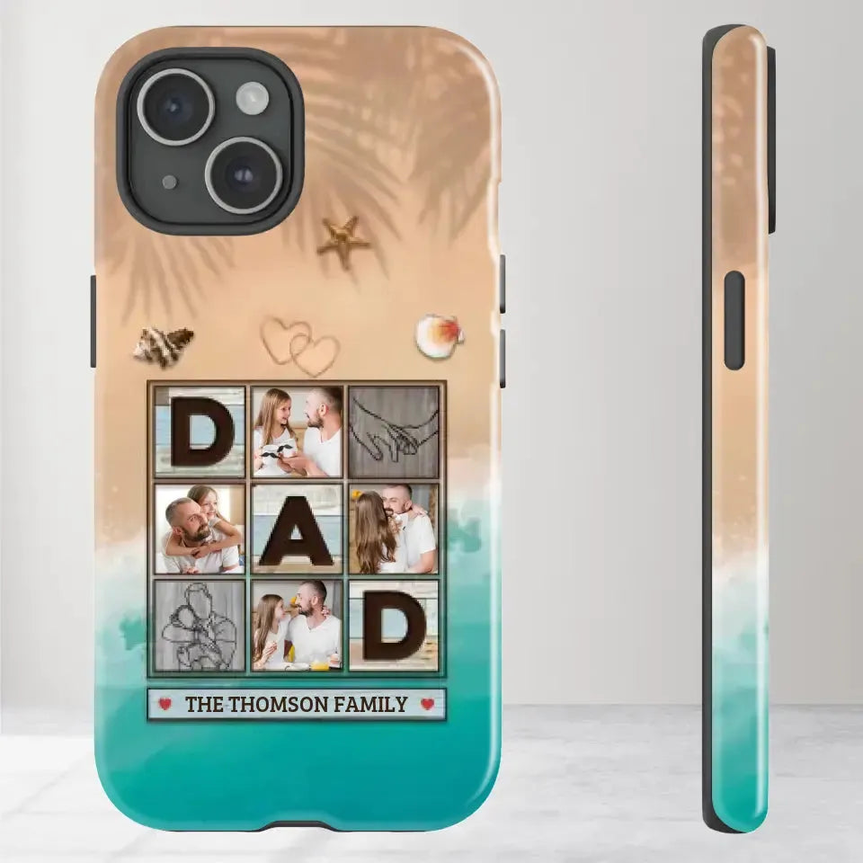 Hold This And Consider it A Big Hug - Personalized Gifts For Dad - iPhone Tough Phone Case