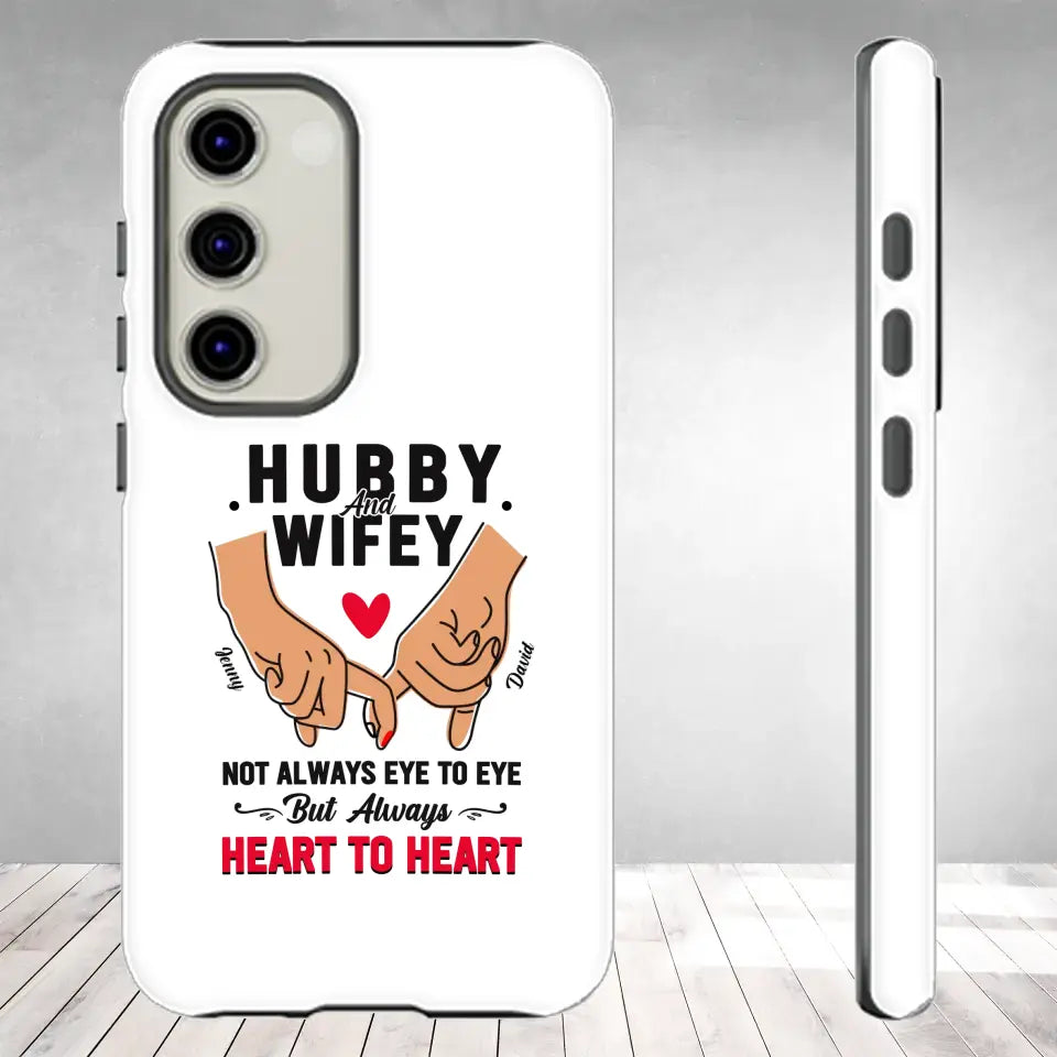 Hubby and Wifey - Personalized Gifts For Couples - Samsung Tough Phone Case