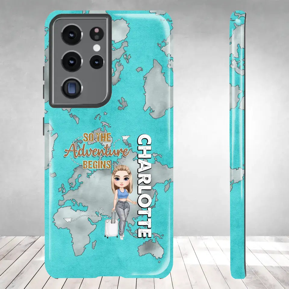 So The Adventure Begins - Personalized Samsung Tough Phone Case