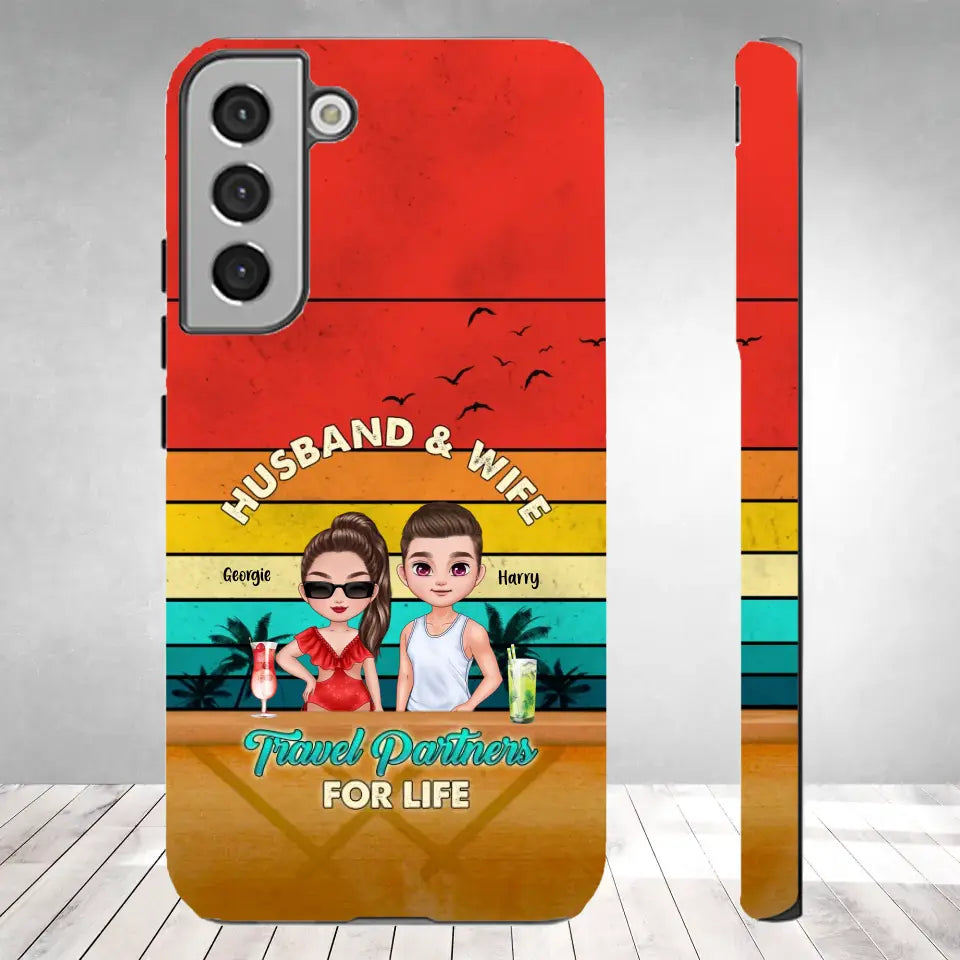 Travel Partners For Life - Personalized Samsung Tough Phone Case