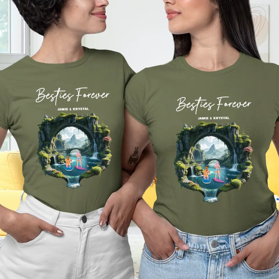 Bestie Forever - Custom Name - Personalized Gifts For Bestie - Sweater