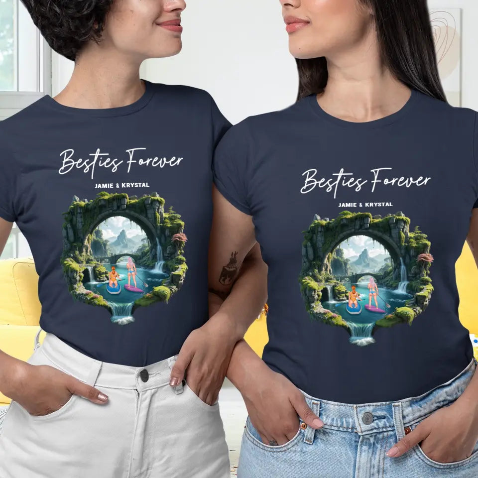 Bestie Forever - Custom Name - Personalized Gifts For Bestie - Sweater