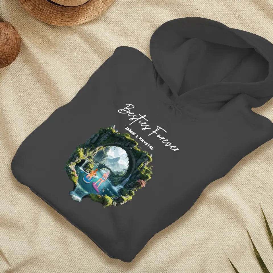 Bestie Forever - Custom Name - Personalized Gifts For Bestie - Sweater