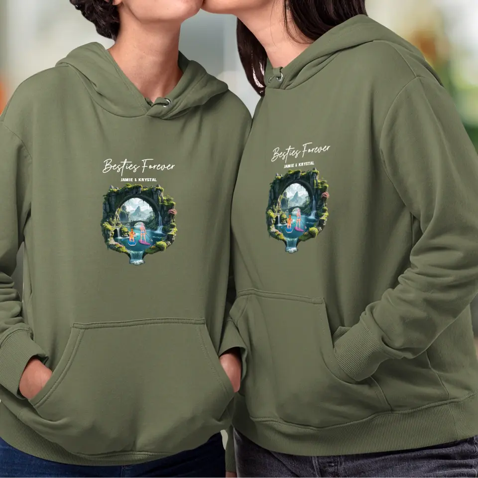 We Are One - Custom Name - Personalized Gifts For Couple - Hoodie