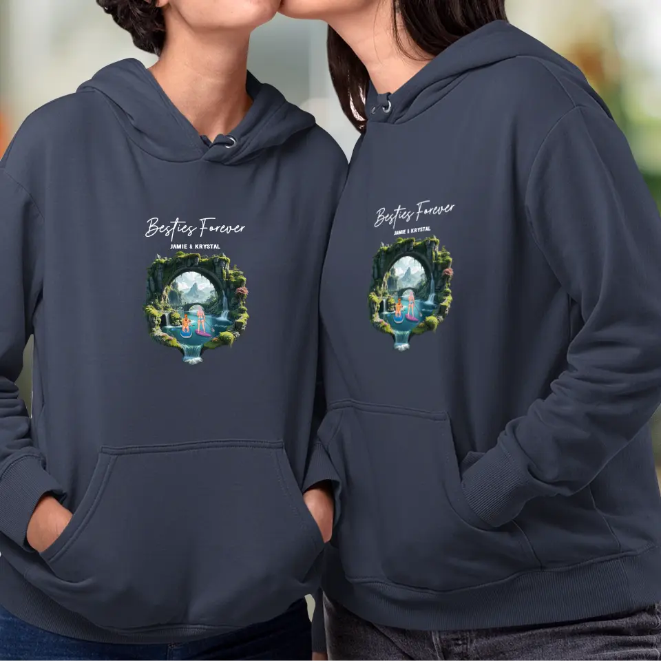 We Are One - Custom Name - Personalized Gifts For Couple - Hoodie