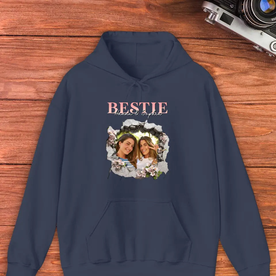 Bestie - Custom Photo - Personalized Gifts For Bestie - T-Shirt