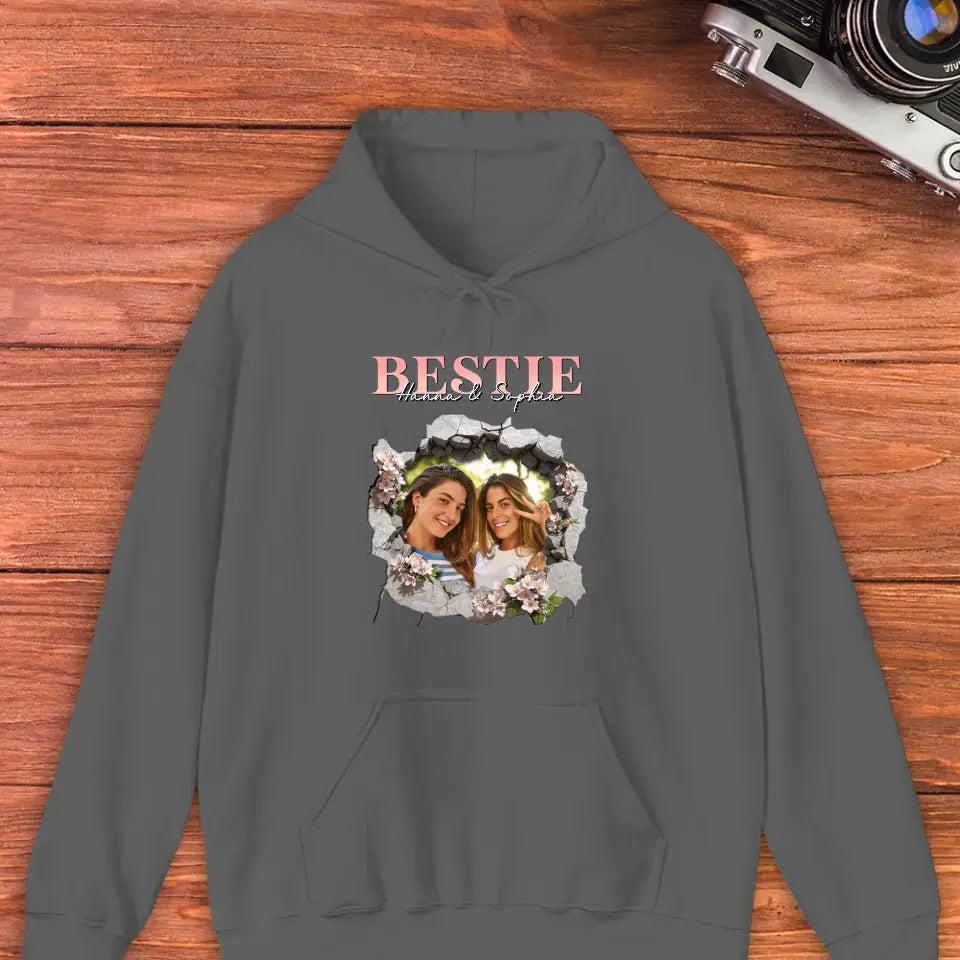 Bestie - Custom Photo - Personalized Gifts For Bestie - T-Shirt