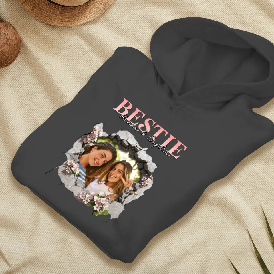 Bestie - Custom Photo - Personalized Gifts For Bestie - T-Shirt