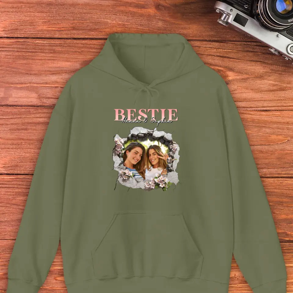 Bestie - Custom Photo - Personalized Gifts For Bestie - T-Shirt