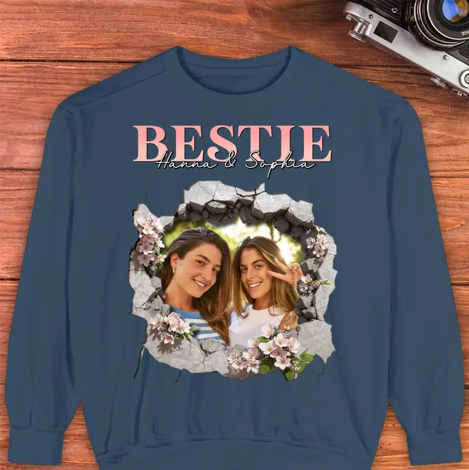 Bestie - Custom Photo - Personalized Gifts For Bestie - T-Shirt